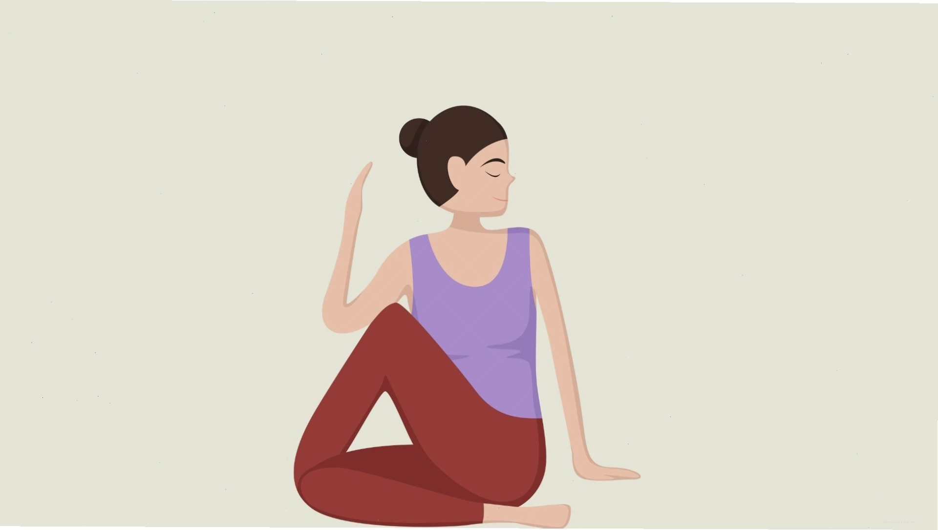 Tư thế ngồi vặn mình giúp kích thích tiêu hóa