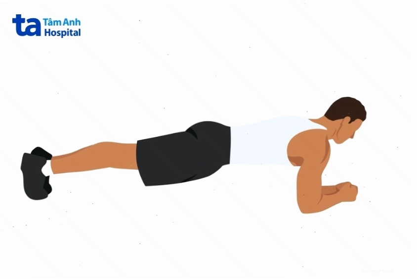 Tư thế thực hiện bài tập plank cơ bản