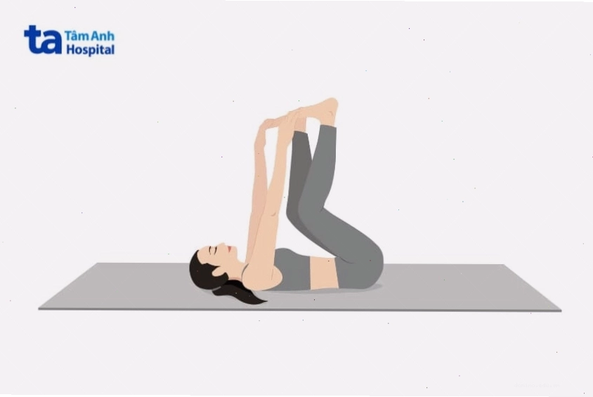 Tư thế Yoga Đứa trẻ hạnh phúc giúp thư giãn hông và giảm căng thẳng