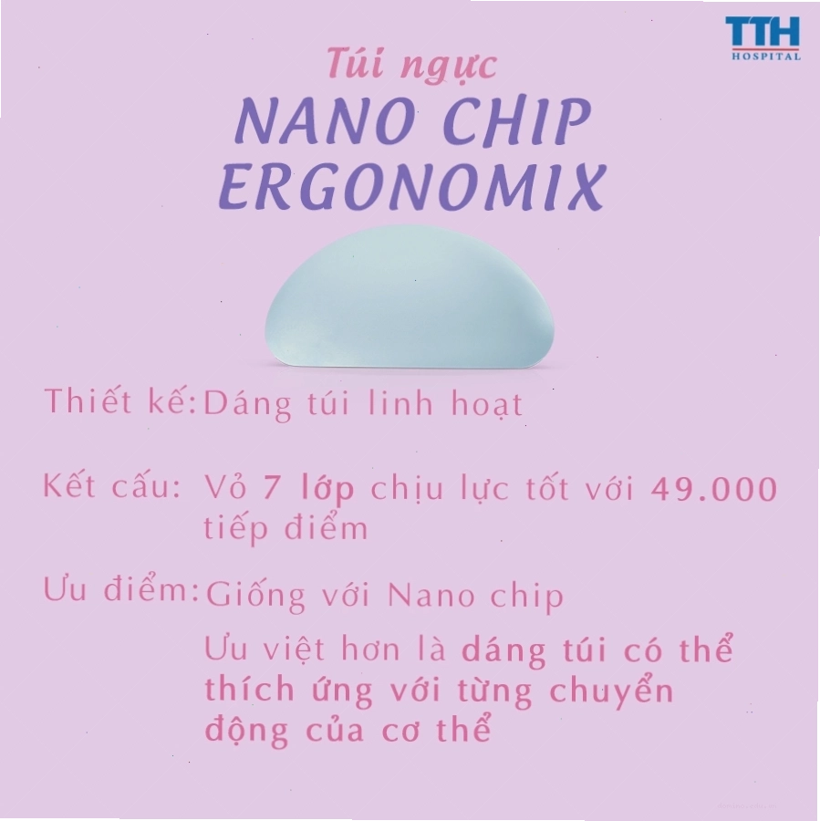 Túi Nano chip Ergonomix chuyển động linh hoạt theo cơ thể
