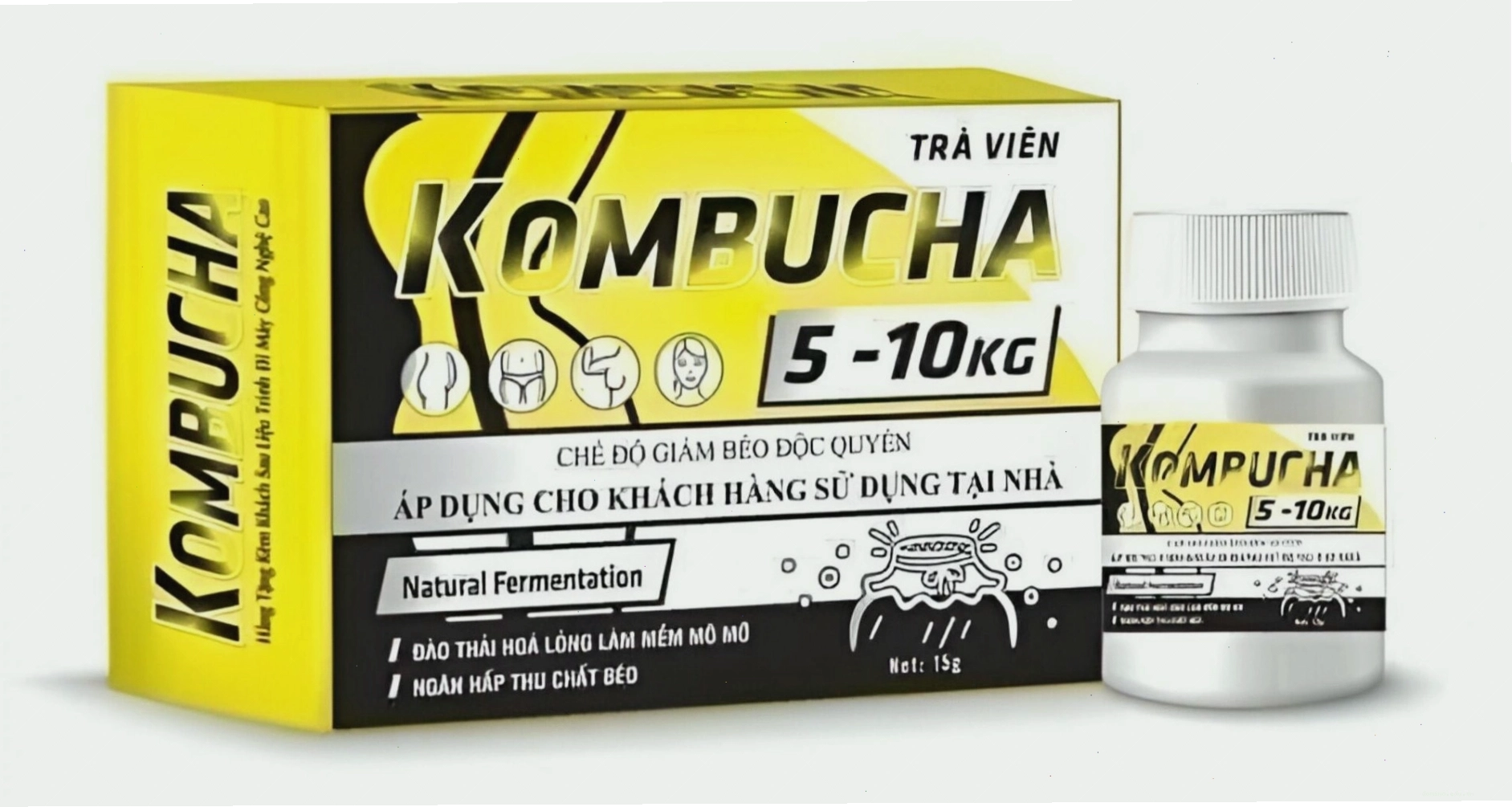 Uống thuốc giảm cân kombucha có giảm cân không