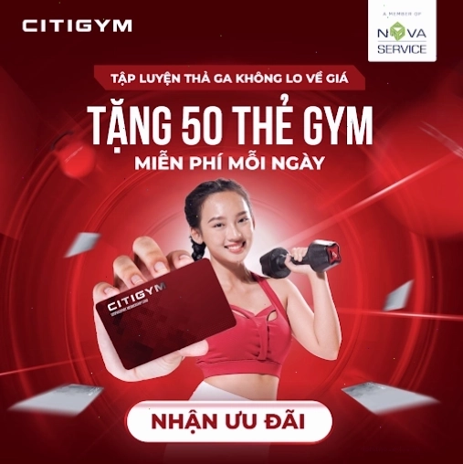 Ưu đãi đặc biệt khi đăng ký thẻ Gym tại Citigym