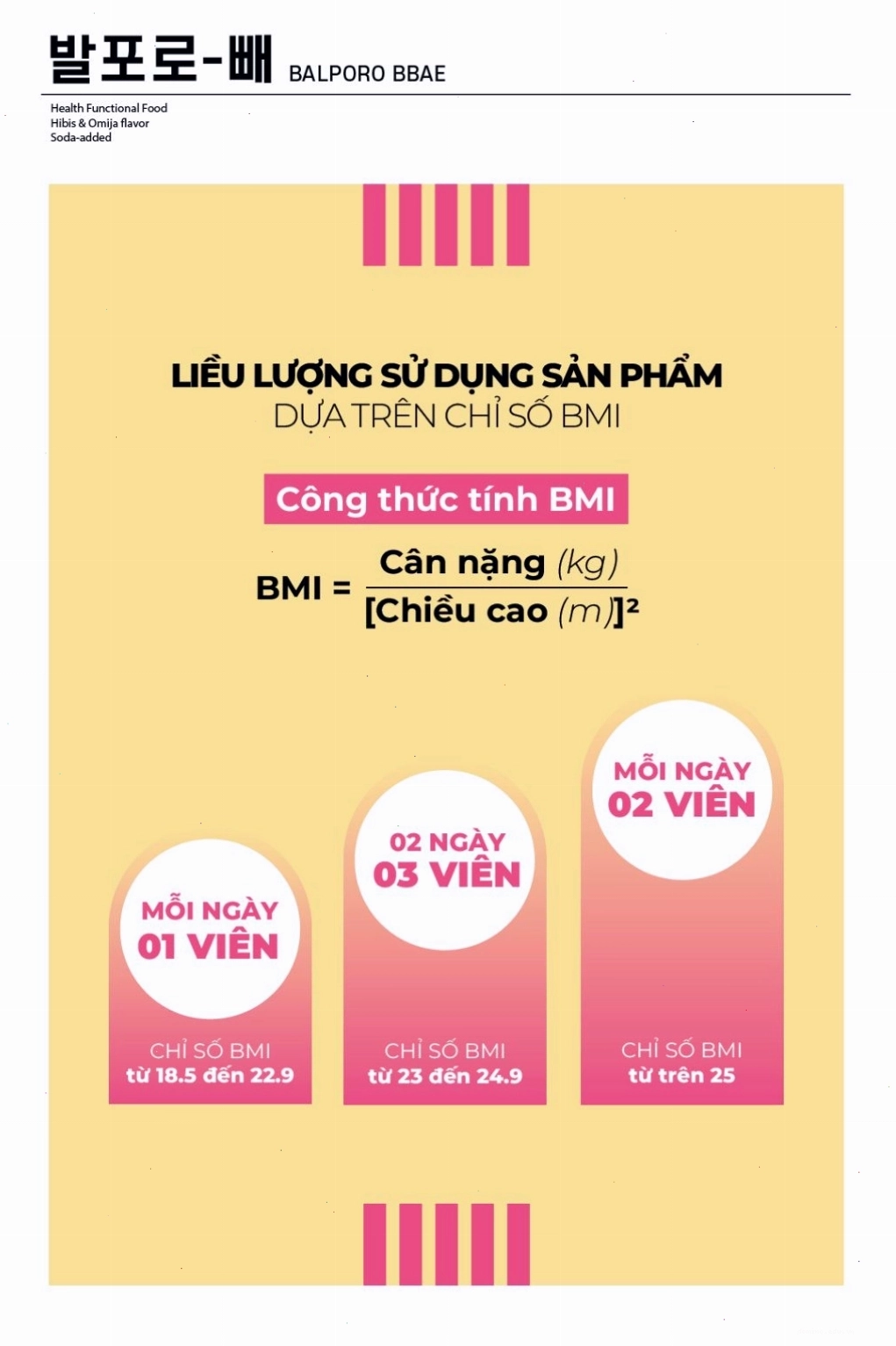 Viên sủi Balporo BBae cung cấp vitamin và khoáng chất