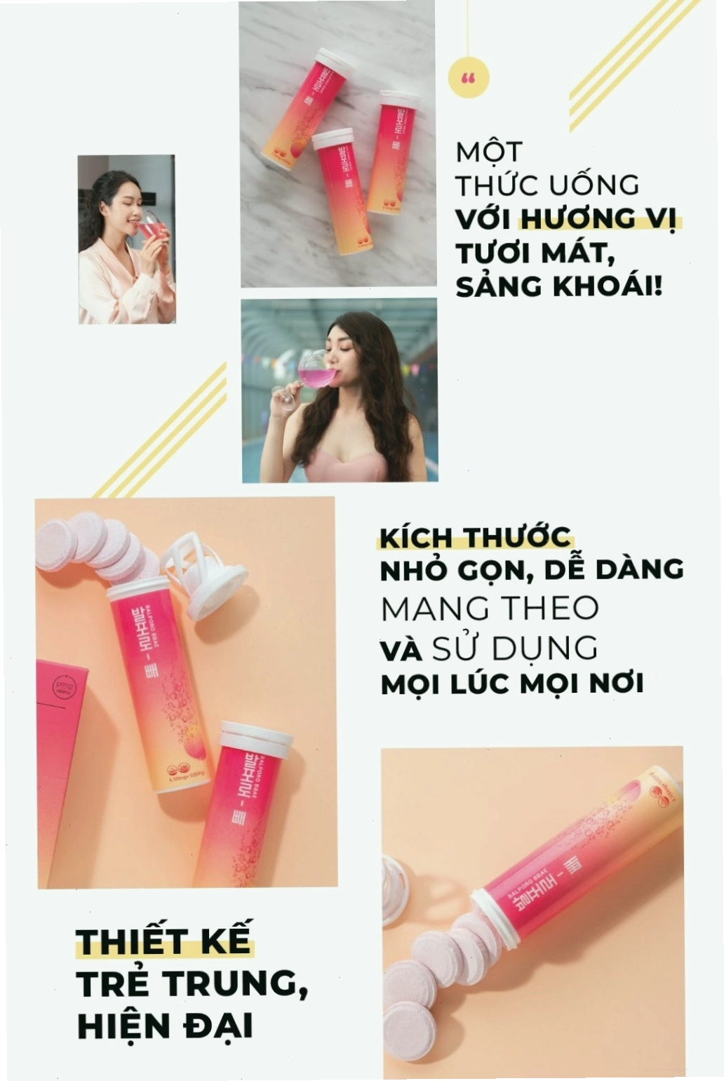 Viên sủi Balporo BBae giúp kiểm soát cảm giác thèm ăn