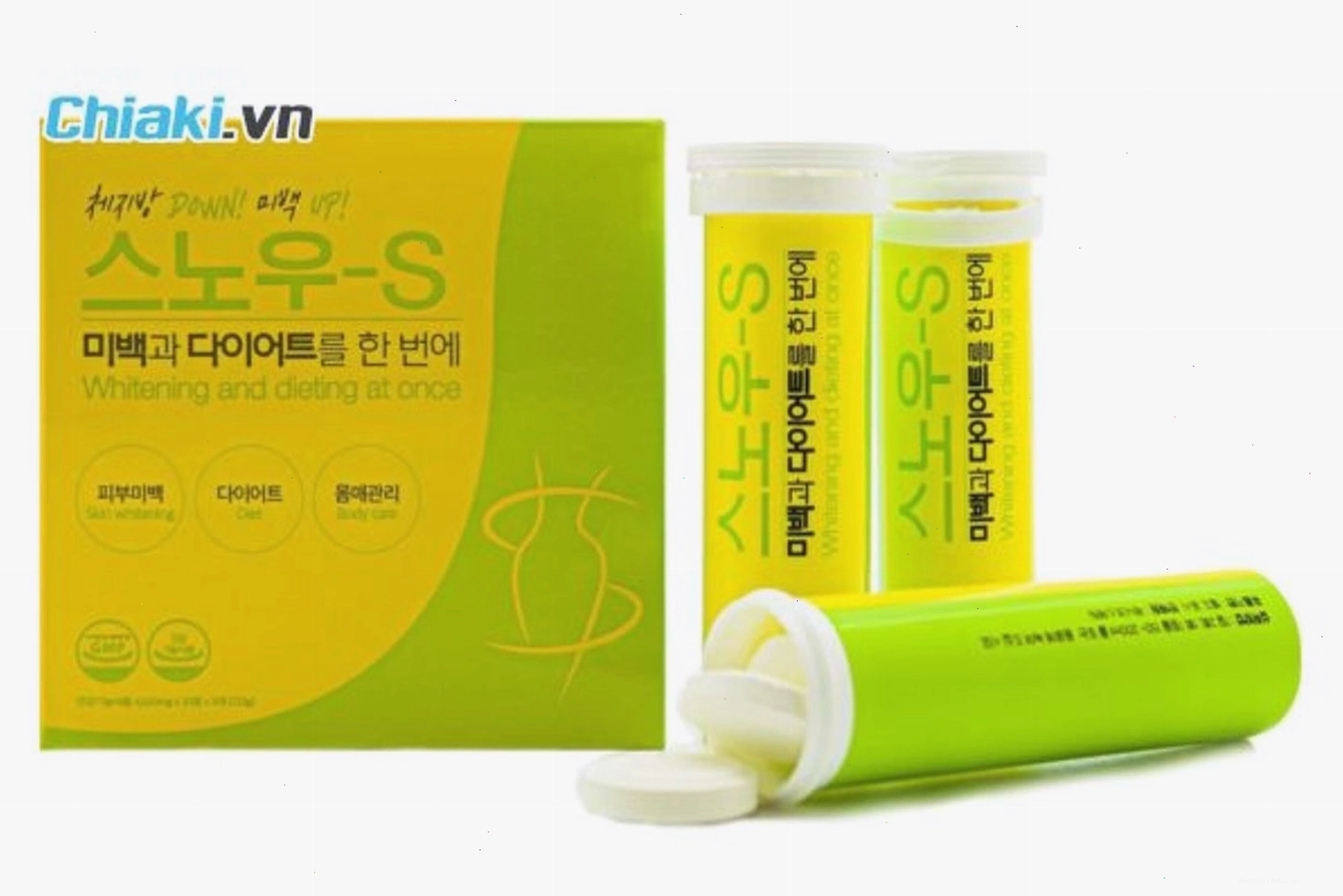 Viên sủi Snow S Whitening and Dieting