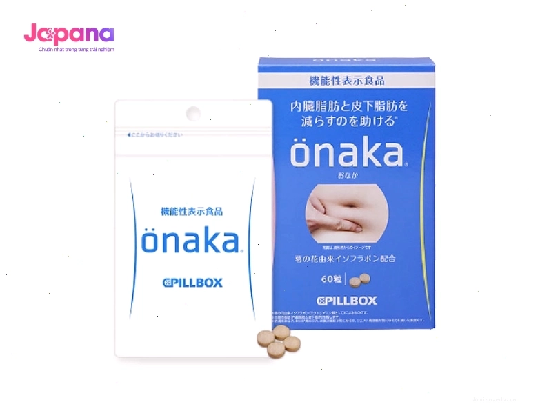 Viên uống giảm mỡ bụng Pillbox Onaka 60 viên