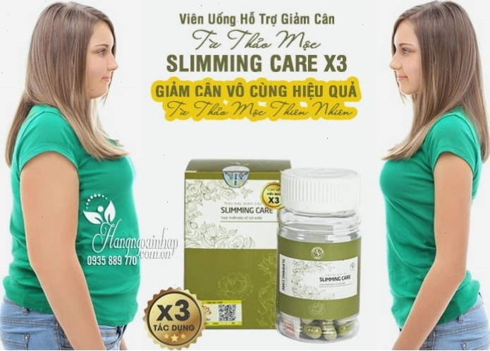 Viên uống hỗ trợ giảm cân Slimming Care x3 từ thảo mộc 1