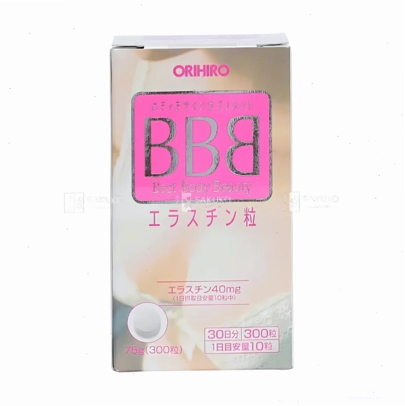 Viên uống nở ngực BBB Best Body Beauty hỗ trợ làm đẹp da