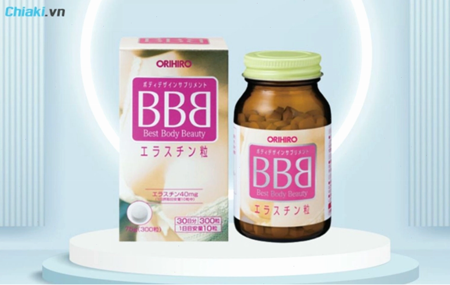 Viên uống nở ngực BBB Orihiro của Nhật Bản với thành phần thiên nhiên