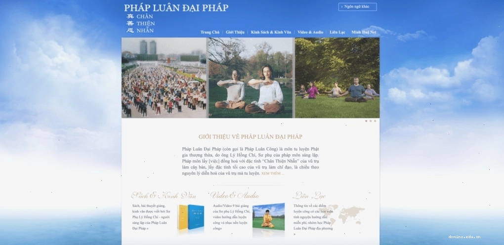 Website chính thức của Pháp Luân Công - phapluan.org