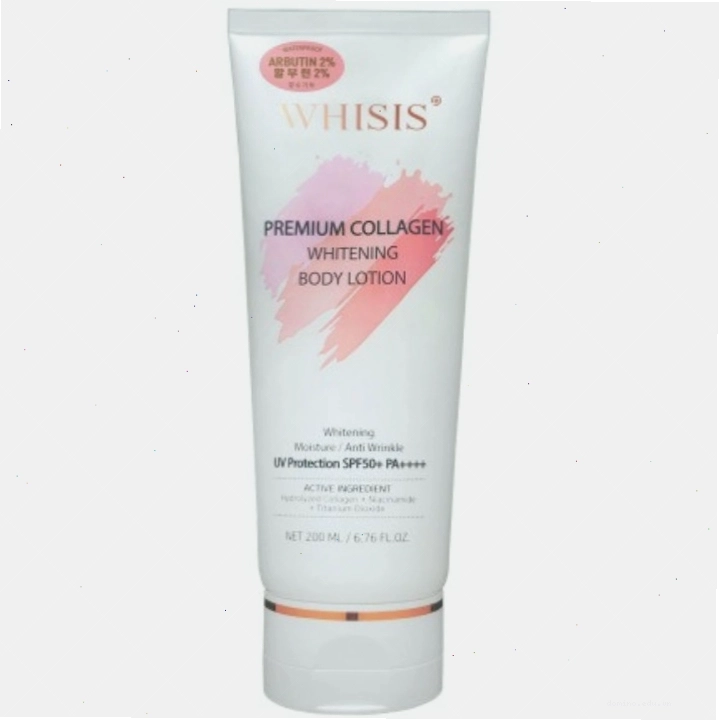 WHISIS Premium Collagen Whitening Body Lotion với thiết kế sang trọng