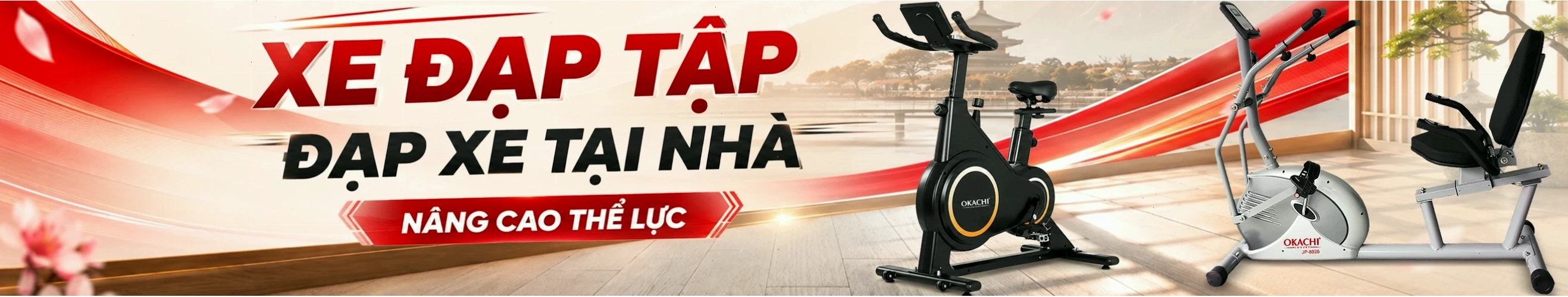 Xe đạp tập OKACHI SALE THÀNG 7 với nhiều ưu đãi hấp dẫn